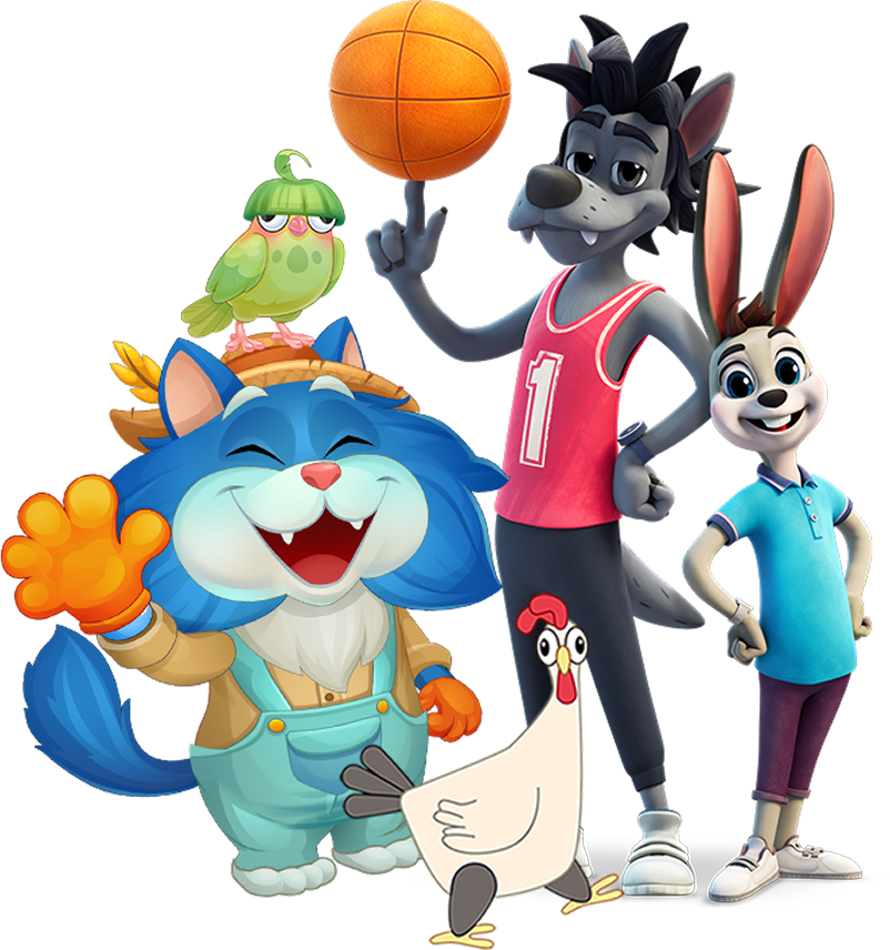 Наша команда персонажей